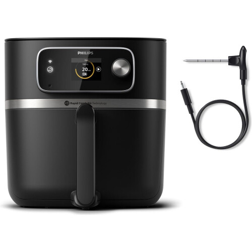 Philips 7000 Series Airfryer - Combi XXL Connected - HD9880/90 - 8.3L - Tot 6 personen - Voedselthermometer Tweedehands