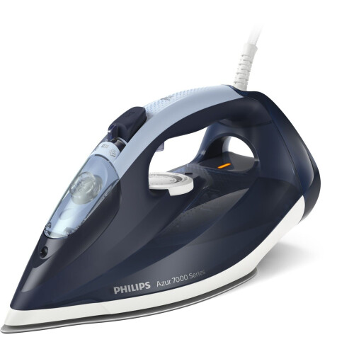 Philips 7000 Series DST7030/20 - Stoomstrijkijzer - 2800W - SteamGlide Plus - Donkerblauw Tweedehands