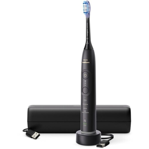 Philips 7100 HX7421/01 - Oplaadbare sonische tandenborstel - 62.000 borstelbewegingen per minuut - Zwart Tweedehands