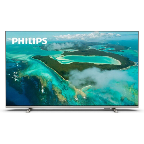 Philips 50PUS7657/12 - 50"Ultra HD Smart TV - 4K HDR Dolby Vision en Dolby Atmos - Zilver (2023) Tweedehands