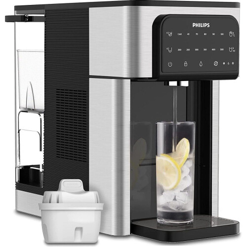 Philips Aqua Micro X-Clean ADD5980M-31 - All-in-one waterstation - Heetwaterdispenser en koudwaterdispenser - 2.8 liter - Zwart