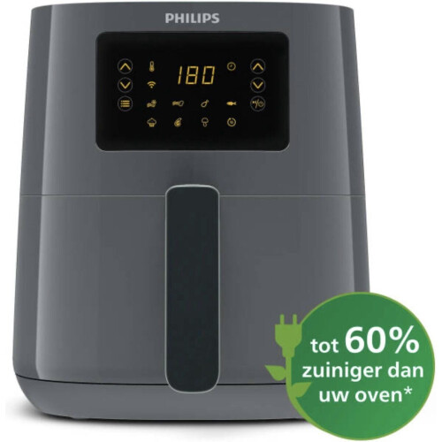 Philips Airfryer Connected 5000 Series - HD9255/60 - 4.1 liter - 13 in 1 kookfuncties - Grijs