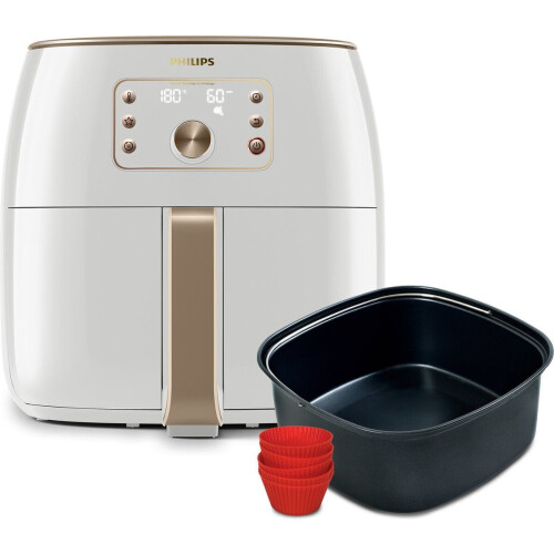 Philips Airfryer XXL - HD9870/20 - Smart Sensing - 7.3L - Tot 6 Personen - Wit