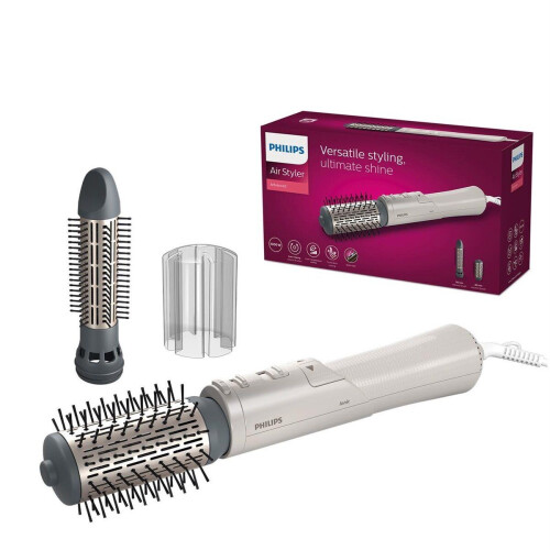Philips AirStyler 7000 Series BHA710/00 - Fohnborstel - 1000 W - Zijdenwit