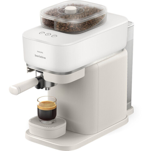 Philips Baristina - Espressoapparaat - 16 bar druk - Wit Tweedehands