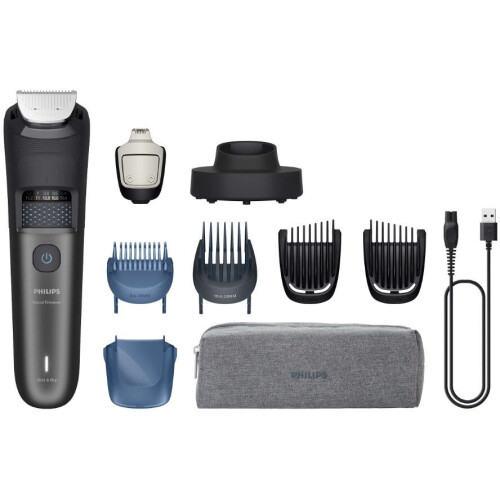 Philips Beard Trimmer 7000 BT7665/15 - Baardtrimmer - 40 lengtestanden - 120 minuten draadloos trimmen