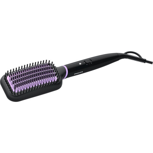 Philips BHH880/00 - Stijlborstel - ThermoProtect-technologie - Zwart/Paarse Tweedehands