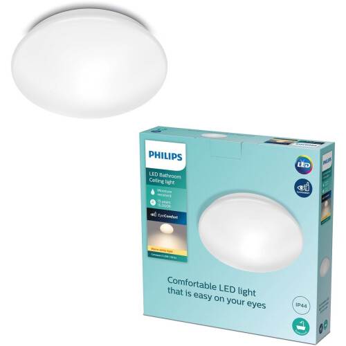 Philips Canopus - Badkamer plafondlamp - LED - 32 cm - Chroom