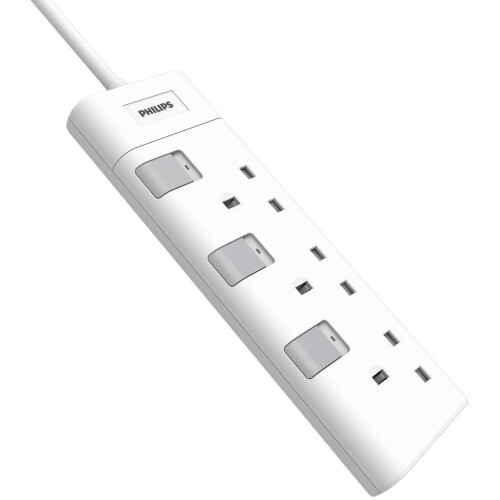 Philips CHP3130WA - 3-Way Socket - 3 stopcontacten - Wit Tweedehands