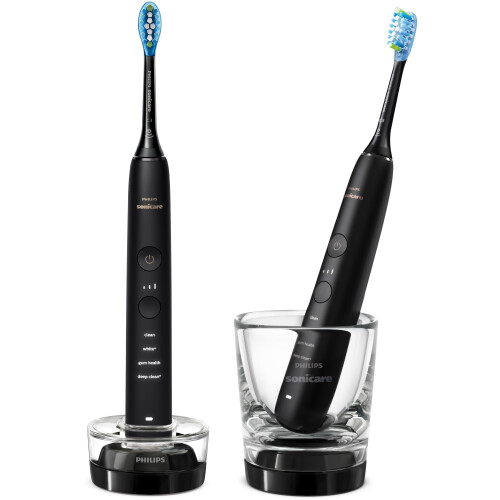 Philips DiamondClean 9000 - Sonische elektrische tandenborstel - 4 poetsstanden - Zwart Tweedehands