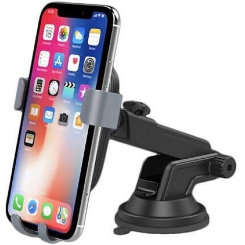 Philips DLK3532Q/00 - Auto telefoonhouder - Draadloze oplader QI - Zwart Tweedehands