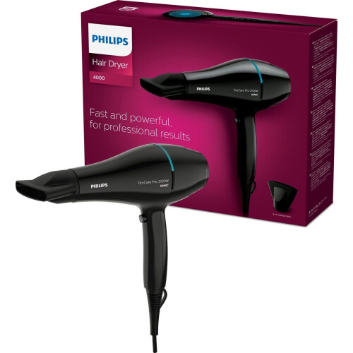 Philips DryCare Pro BHD272/00 - Föhn - AC-motor 2100 W - Zwart