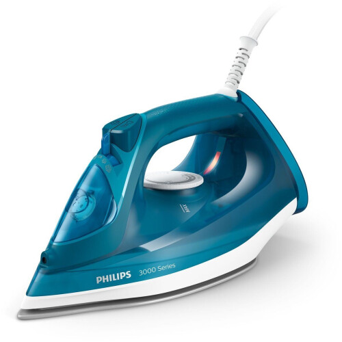 Philips DST3040/70 - Stoomstrijkijzer - 2400 W 200 g/min stoomstoot - Blauw/Wit Tweedehands