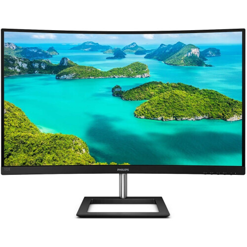 Philips E-line 322E1C - Gebogen Monitor - 32 inch Full HD - Zwart Tweedehands