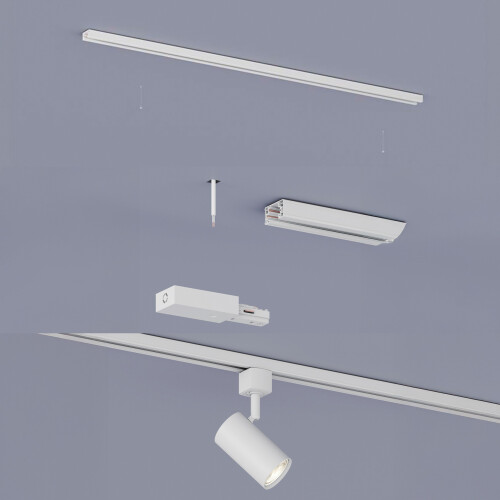 Philips EasyLink - Railverlichting uitbreiding 2 meter - Stroomaansluiting - Wit Tweedehands