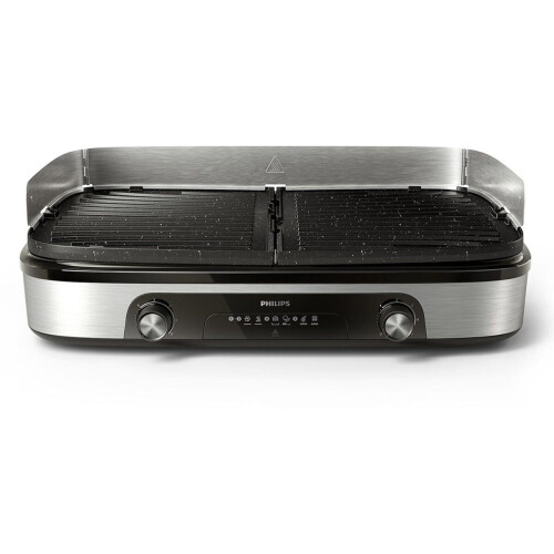PHILIPS HD6222/90 - Grillplaat - 2400 W - Zwart