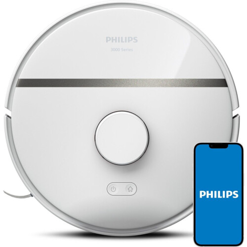 Philips HomeRun 3000 Series Aqua - Robotstofzuiger - Stofzuigen en dweilen