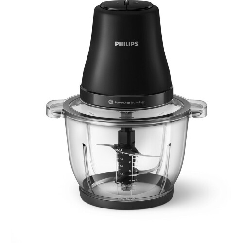 Philips HR1502/00 - Elektrische hakmolen - 2 l 450 W - Zwart Tweedehands