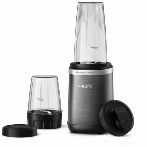 Philips HR2766/00 - Blender 1000W - Inclusief drinkbeker en koffiemolen - Roestvrij staal