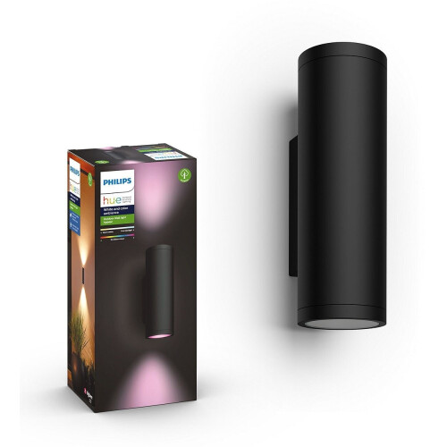 Philips Hue Appear - Wandlamp - Smart LED 16 miljoen kleuren - Zwart