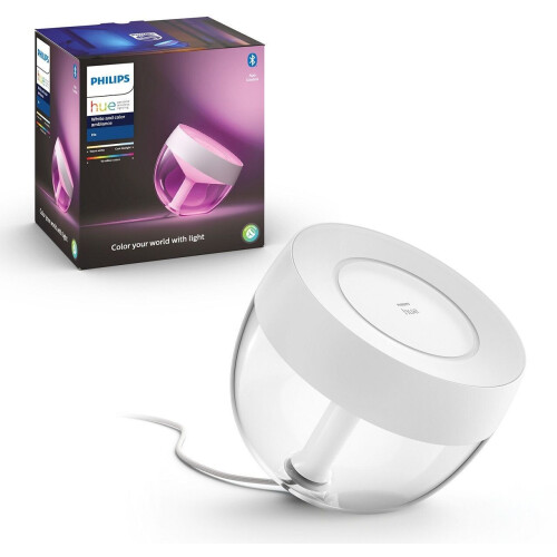 Philips Hue Iris - Tafellamp - Slimme verlichting met 16 miljoen kleuren - Wit Tweedehands