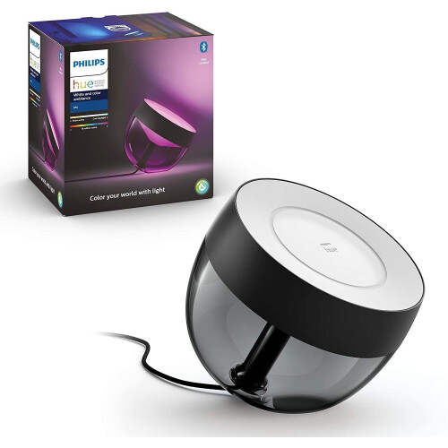 Philips Hue Iris - Tafellamp - Smart LED verlichting 16 miljoen kleuren - Zwart Tweedehands