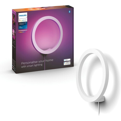 Philips Hue Sana - Wandlamp - White and Color Ambiance - 20W - Wit
