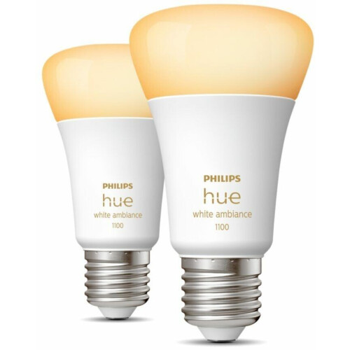 Philips Hue White Ambiance - E27 - 1100 lumen Bluetooth - (2 stuks)
