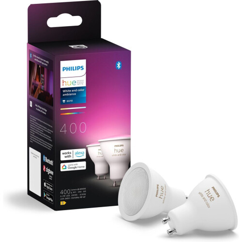 Philips Hue White and color ambiance - LED-spot GU10 4.2W - 16 miljoen kleuren