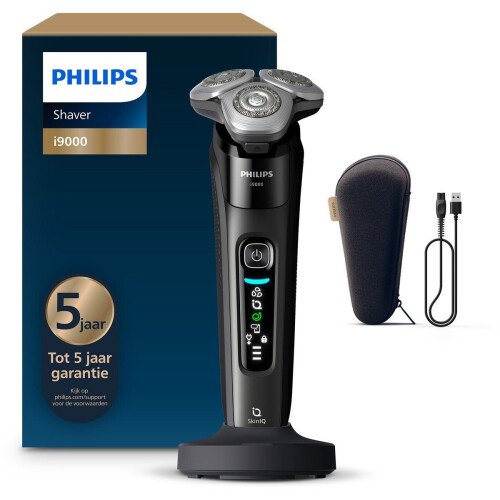 Philips i9000 - Elektrisch Scheerapparaat - SkinGlide-coating - Zwart
