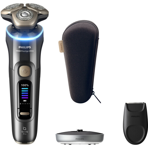 Philips i9000 Prestige Ultra XP9402/11 - Elektrisch scheerapparaat - Wet&Dry SkinIQ Pro - Zwart Tweedehands