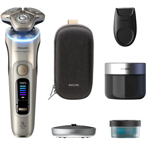 Philips i9000 Prestige Ultra XP9403 - Elektrisch scheerapparaat - SkinIQ Pro Wet&Dry - Zwart