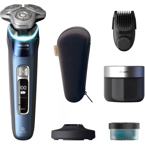 Philips i9000 Prestige - Elektrisch scheerapparaat Wet&Dry - SkinIQ - Blauw