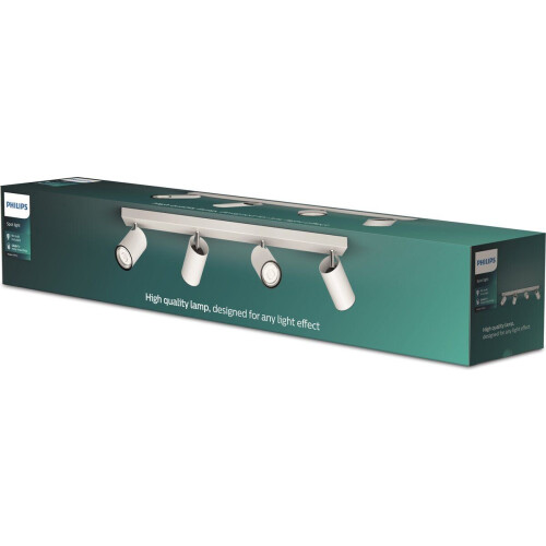 Philips Kosipo - Opbouwspot - 4-lichts draaibaar - Wit