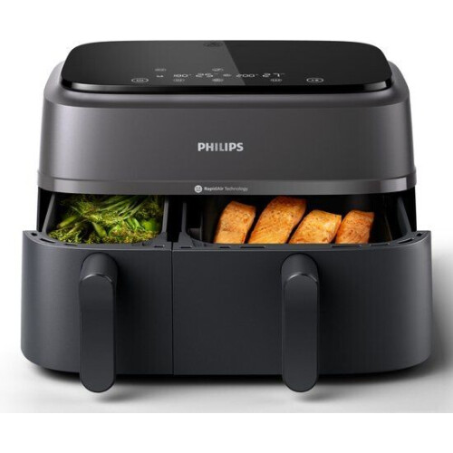 Philips NA350/00 - Airfryer 3000-serie - 2 lades - Knapperig en mals koken