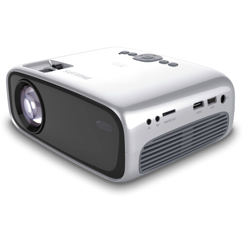 Philips NeoPix Easy Play - Projector - HDMI USB microSD Wi-Fi Screen Mirroring - 800x480
