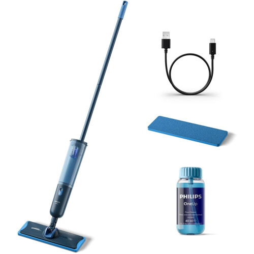 Philips OneUp 3000 series - Steel stofzuiger - Draadloos - Schoon water technologie