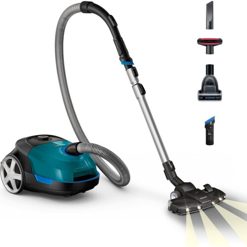 Philips Performer Active 5000 Series FC8580/09 - Stofzuiger met Zak - Opaalgroen - + 4 Extra Mondstukken Tweedehands