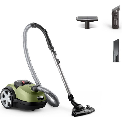 Philips Performer LED XD8121/10 - Stofzuiger met zak - 900W - 12m actieradius - Groen Tweedehands