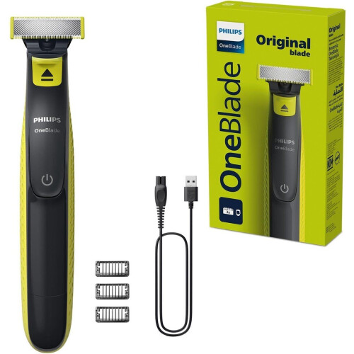 Philips QP2724/10 - OneBlade Face - Trim Shave Edge - Lime groen Tweedehands