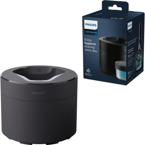 Philips Quick Clean Pod QCP10/01 - Reinigingsstation voor Scheerapparaten - 1 Cartridge - Zwart Tweedehands