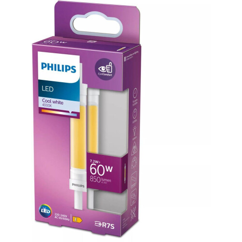 Philips R7S - LED-capsule 60 W - Dimbaar 850 lm 4000 K koel wit licht