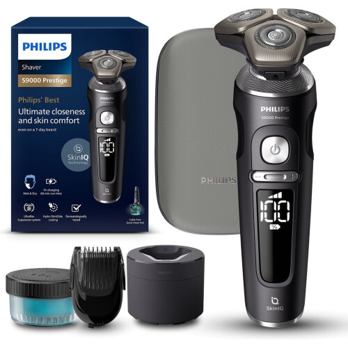 Philips S9000 Prestige SP9840/31 - Elektrisch scheerapparaat - Nat en droog - 72 mesjes Tweedehands