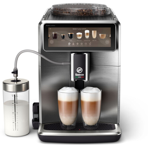 Philips Saeco Xelsis Deluxe SM8889/00 - Volautomatische espressomachine - 22 koffievarianten - 7,8 inch aanraakscherm Tweedehands