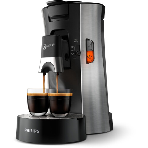 Philips Senseo Select Intensity Plus - Koffiepadmachine - 2 kopjes koffie per keer - Roestvrijstaal Tweedehands