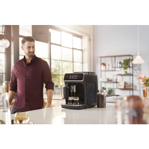 Philips Series 3200 EP3221/40 - Espressomachine - Cappuccino stoompijpje - Zwart Tweedehands