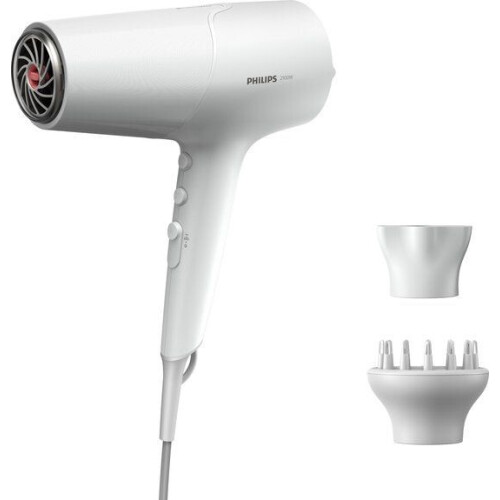 Philips Series 5000 BHD500/20 - Föhn - 2100 W - ThermoShield-technologie - Wit Metallic
