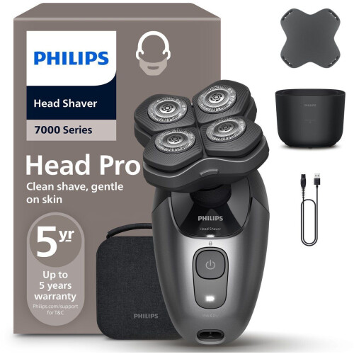Philips Series Headshaver - Scheerapparaat mannen hoofd - Wet&Dry - Flexibele scheerkop