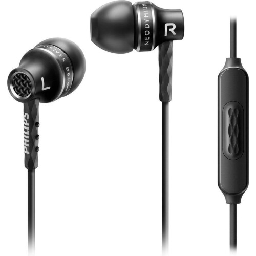 Philips SHE9105 - In-ear oordopjes - Microfoon - Zwart