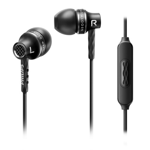 Philips SHE9105 - In-ear oordopjes - Microfoon - Zwart Tweedehands